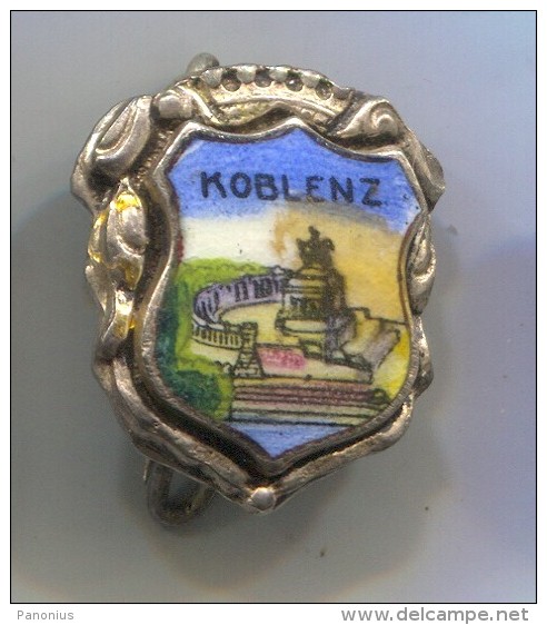 KOBLENZ - Germany, Blason, Coat Of Arms, Vintage Pin Badge, Enamel - Villes