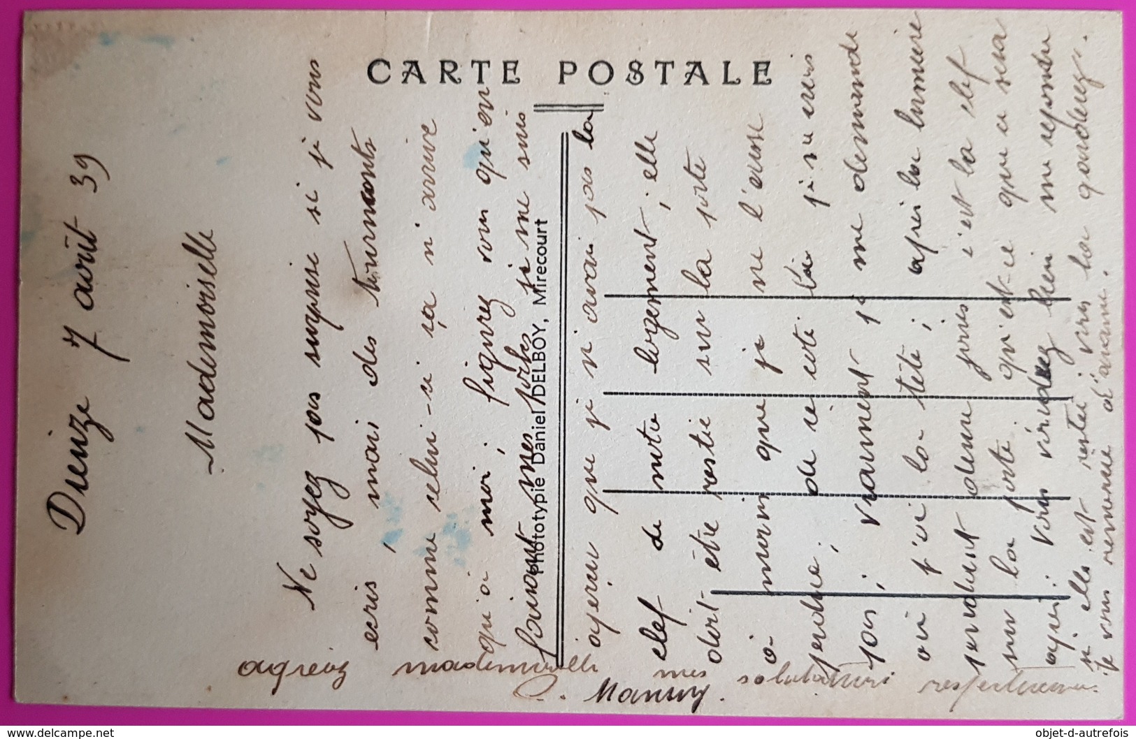 Cpa Dieuze Vue Générale 1939 Carte Postale 57 Moselle - Dieuze