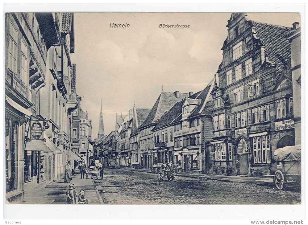 HAMELN - Bâckerstrasse (commerces...) - Hameln (Pyrmont)