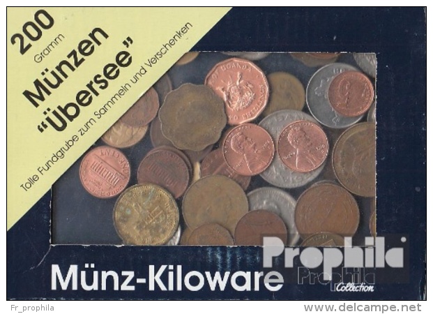 Tous Monde 200 Grammes Monnaies Au Poids  Uniquement D'outre-mer - Lots & Kiloware - Coins