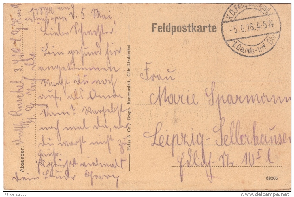 A007,Top Seltene AK,Orts Kommandatur,Feldpost,Stempel,1.WK,1916 - Guerre 1914-18