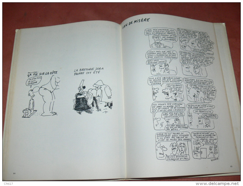 WOLINSKI  " J ETAIS UN SALE PHALLOCRATE   "   EDITIONS 1982  FRANCE LOISIRS   /  AUTEUR CHARLIE HEBDO