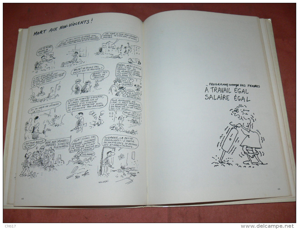 WOLINSKI  " J ETAIS UN SALE PHALLOCRATE   "   EDITIONS 1982  FRANCE LOISIRS   /  AUTEUR CHARLIE HEBDO