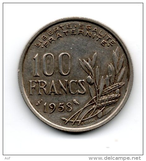 100F 1958 Chouette - 100 Francs