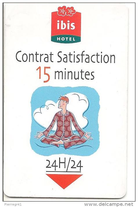 CLE-MAGNETIQUE-HOTEL-IBIS-SATISFACTION 15  MN--TBE - Hotelzugangskarten