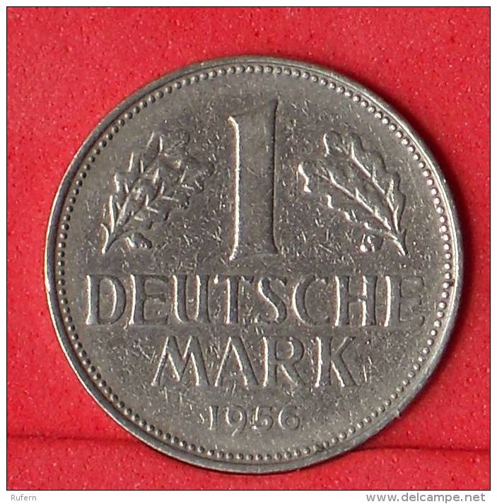 GERMANY FEDERAL REPUBLIC  1  MARK   1956 J   KM# 110  -    (Nº11045) - 1 Marco