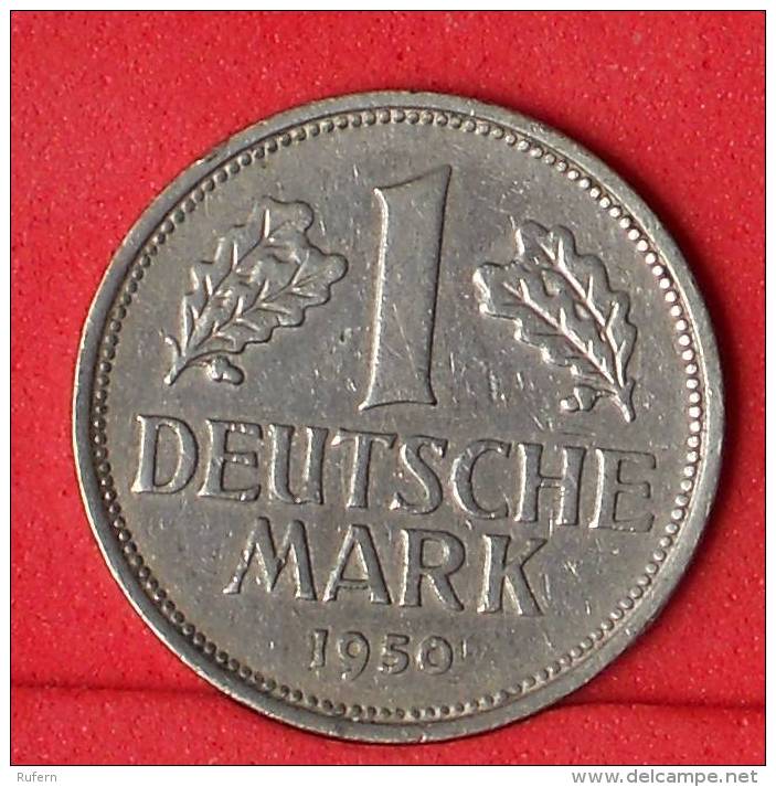 GERMANY FEDERAL REPUBLIC  1  MARK   1950 F   KM# 110  -    (Nº11047) - 1 Mark