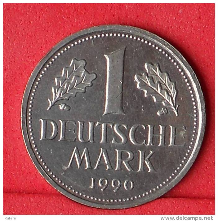 GERMANY FEDERAL REPUBLIC  1  MARK   1990 F   KM# 110  -    (Nº11051) - 1 Marco