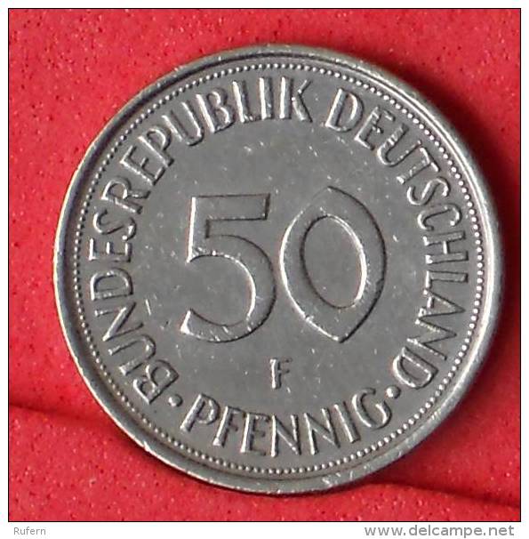 GERMANY FEDERAL REPUBLIC  50  PFENING  1981 F   KM# 109,1  -    (Nº11054) - 50 Pfennig