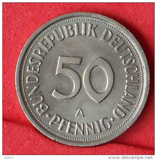 GERMANY FEDERAL REPUBLIC  50  PFENING  1990 A   KM# 109,1  -    (Nº11055) - 50 Pfennig