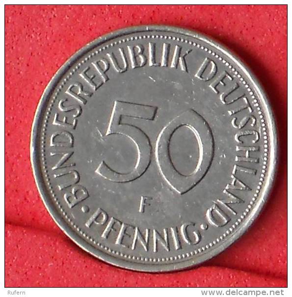 GERMANY FEDERAL REPUBLIC  50  PFENING  1981 F   KM# 109,1  -    (Nº11056) - 50 Pfennig