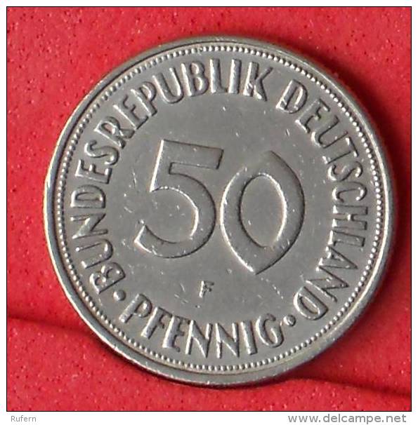 GERMANY FEDERAL REPUBLIC  50  PFENING  1969 F   KM# 109,1  -    (Nº11061) - 50 Pfennig