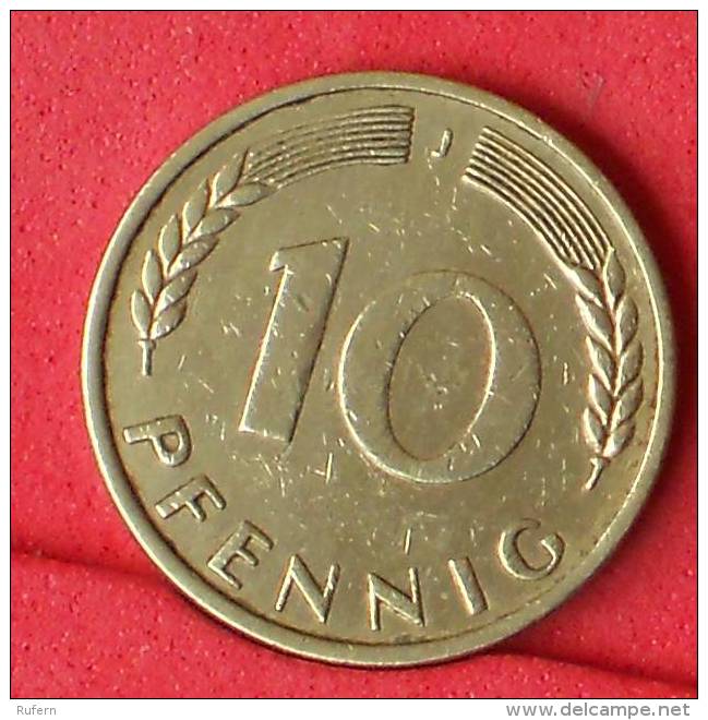 GERMANY FEDERAL REPUBLIC  10  PFENING  1950 J   KM# 108  -    (Nº11075) - 10 Pfennig