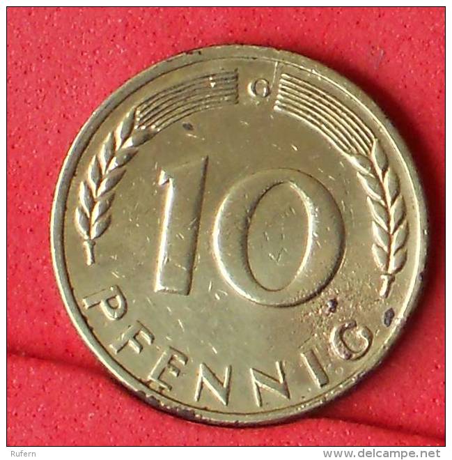 GERMANY FEDERAL REPUBLIC  10  PFENING  1949 G   KM# 103  -    (Nº11076) - 10 Pfennig