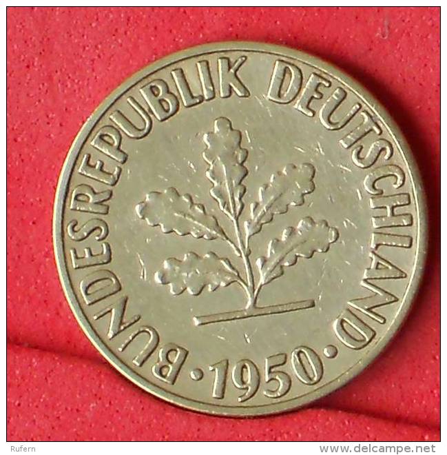 GERMANY FEDERAL REPUBLIC  10  PFENING  1950 F   KM# 108  -    (Nº11080) - 10 Pfennig