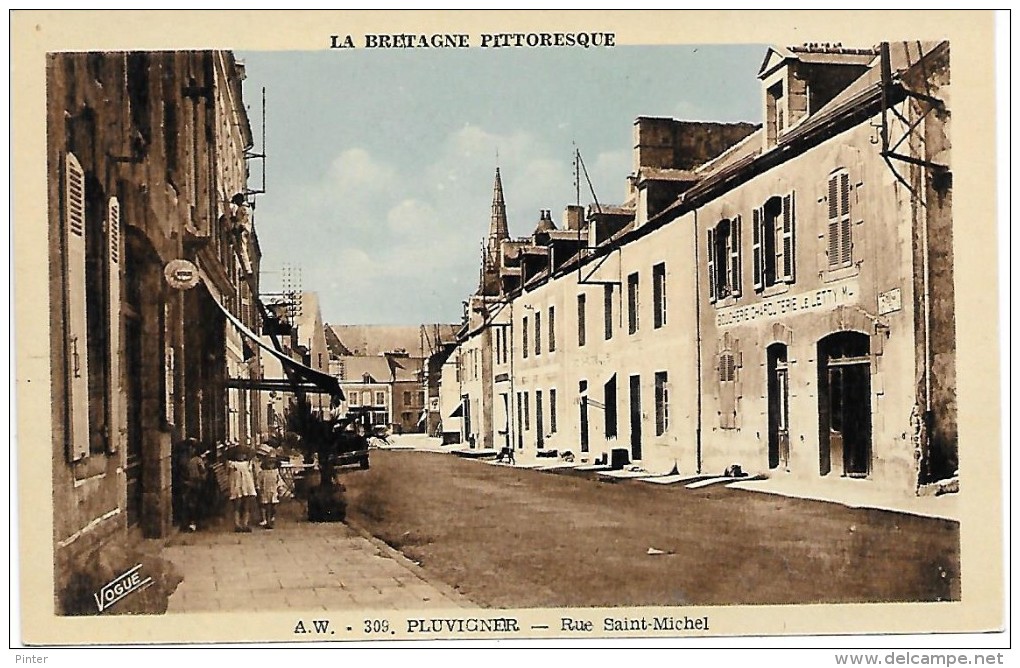 PLUVIGNER - Rue Saint Michel - Pluvigner