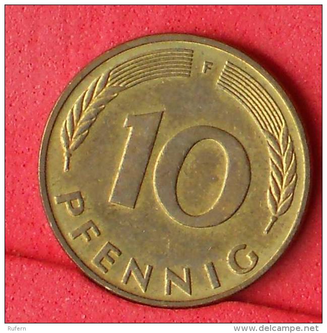 GERMANY FEDERAL REPUBLIC  10  PFENING  1988 F   KM# 108  -    (Nº11096) - 10 Pfennig