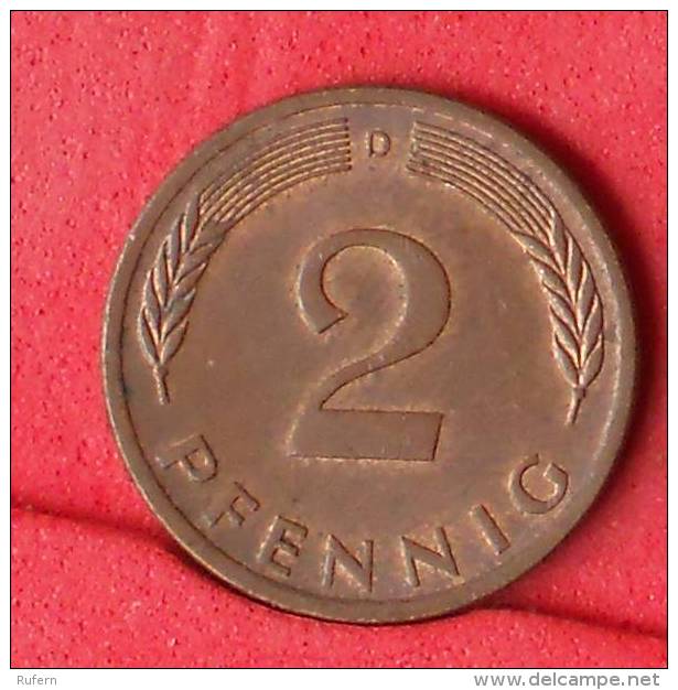 GERMANY FEDERAL REPUBLIC  2  PFENING  1974 D   KM# 106a  -    (Nº11113) - 2 Pfennig