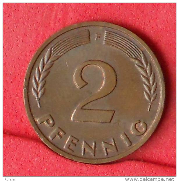 GERMANY FEDERAL REPUBLIC  2  PFENING  1962 F   KM# 106  -    (Nº11114) - 2 Pfennig