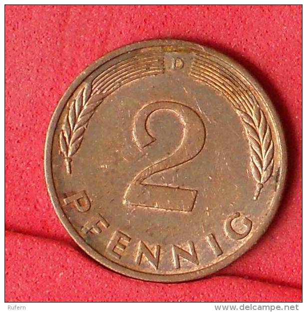 GERMANY FEDERAL REPUBLIC  2  PFENING  1978 D   KM# 106a  -    (Nº11136) - 2 Pfennig