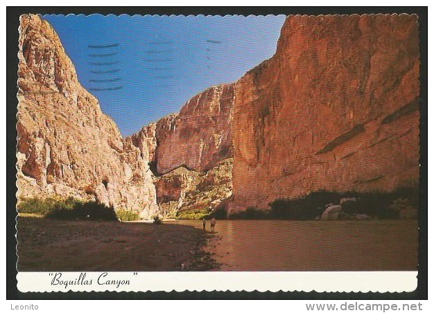 TEXAS Bouquillas Canyon Big Bend National Park 1987 - Big Bend