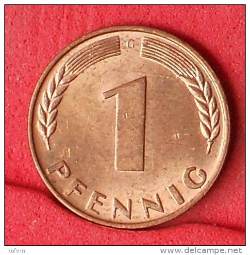 GERMANY FEDERAL REPUBLIC  1  PFENNING  1966 G   KM# 105  -    (Nº11155) - 1 Pfennig