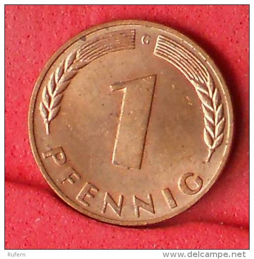 GERMANY FEDERAL REPUBLIC  1  PFENNING  1968 G   KM# 105  -    (Nº11171) - 1 Pfennig