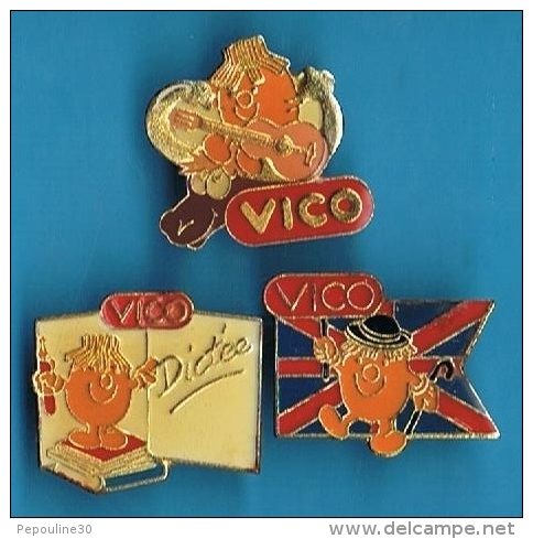 3 PIN'S //  . VICO  ** 3 Différents ** - Sets