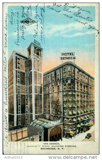 Hotel Seneca, Rochester NY Automobil 13.10.1930 - Rochester