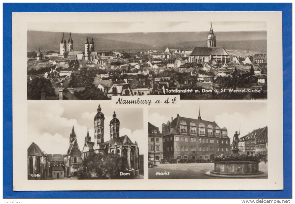 Deutschland; Naumburg An Der Saale; Multibildkarte 1956 - Naumburg (Saale)