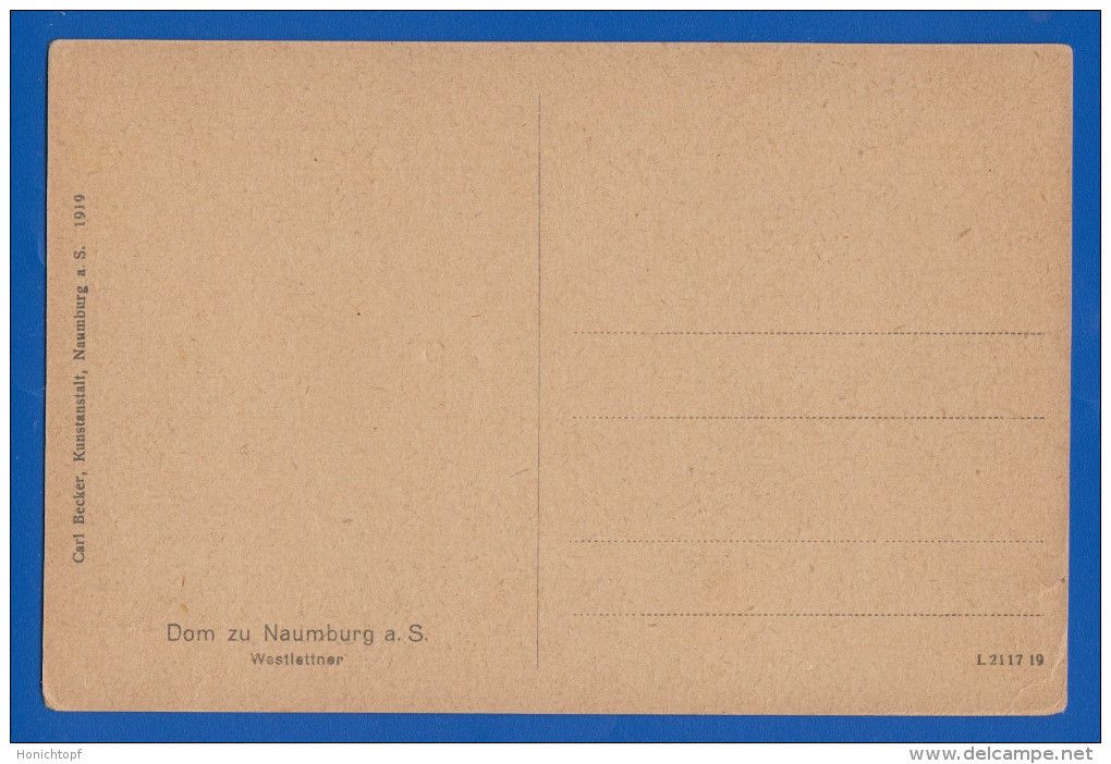 Deutschland; Naumburg An Der Saale; Dom, Westlettner; 1910 - Naumburg (Saale)