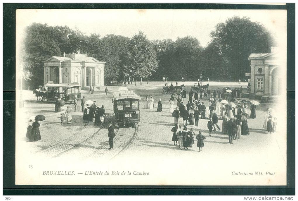 N°25    Bruxelles -l'entrée Du Bois De La Cambre  - Fav65 - Forêts, Parcs, Jardins