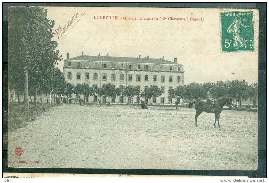 Luneville - Quartier Diettmann ( 18è Chasseurs à Cheval )   - Fav115 - Casernas