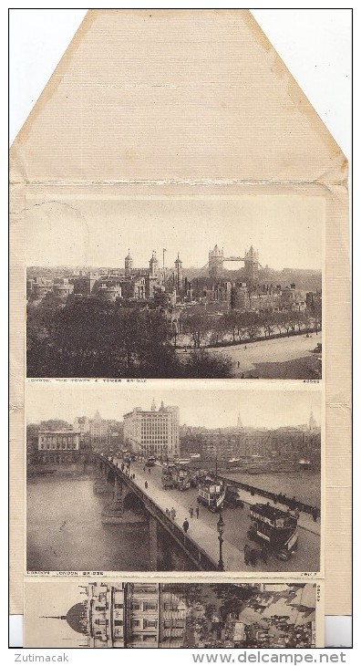 London - Letter Card W 6 Views 1925 - Sonstige & Ohne Zuordnung