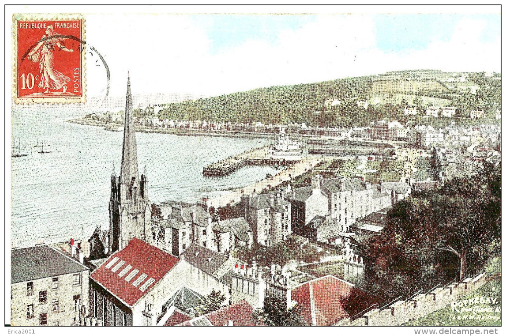 Bute . Rothesay; View From Chapel Hill. - Bute