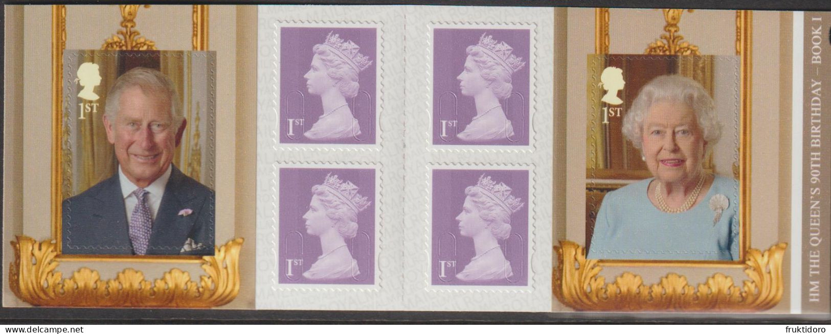 United Kingdom Mi MH0-374 The Queen’s 90th Birthday - Queen Elizabeth II - Prince Charles 2016 ** - Unused Stamps