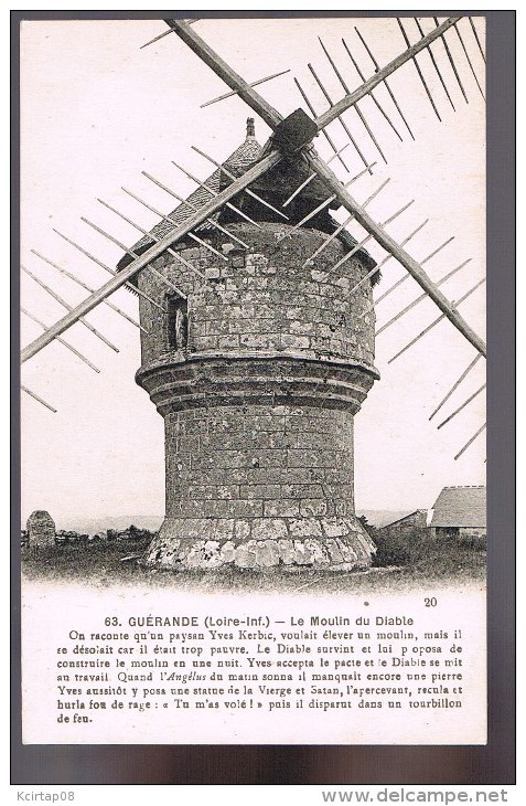 GUERANDE . Le Moulin Du Diable . - Guérande