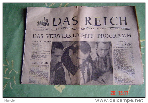 Wochenzeitung Das Reich 30 April 1944 - Deutsch