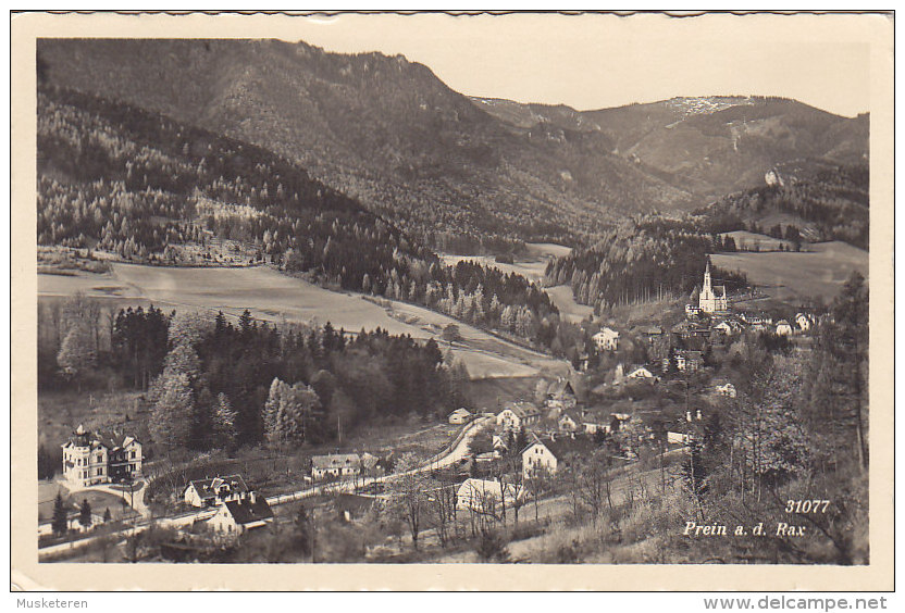 Austria Deutsches Reich PPC Prein An Der Rax PAYERBACH 1939 To HERBORN Echte Real Photo Véritable (2 Scans) - Raxgebiet