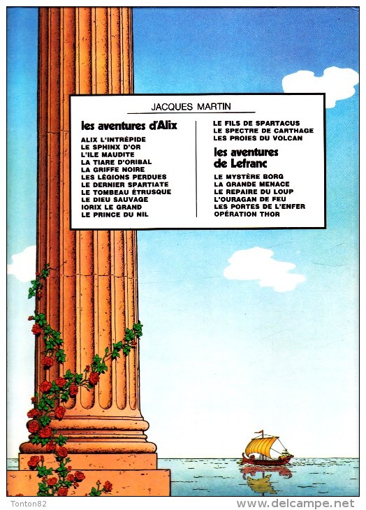 Jacques Martin - Alix - N° 8 - Le Tombeau Étrusque  - Casterman - ( 1969 ) . - Alix