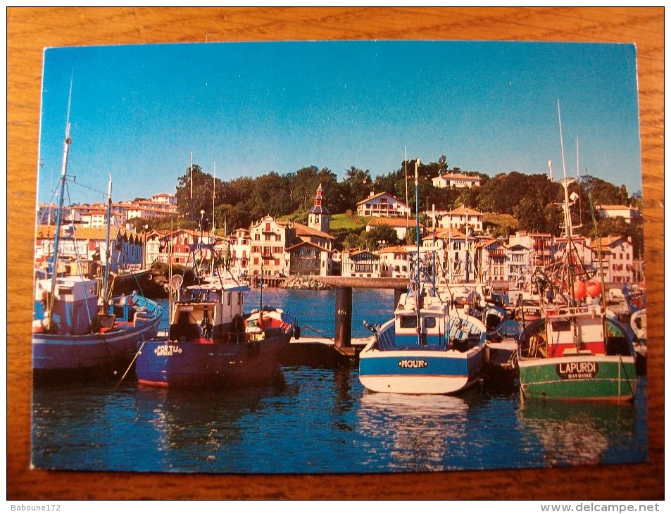 Carte Postale Ciboure Le Port De Pêche De Saint Jean De Luz,le Quai Et La Maison De Laurice Ravel - Ciboure