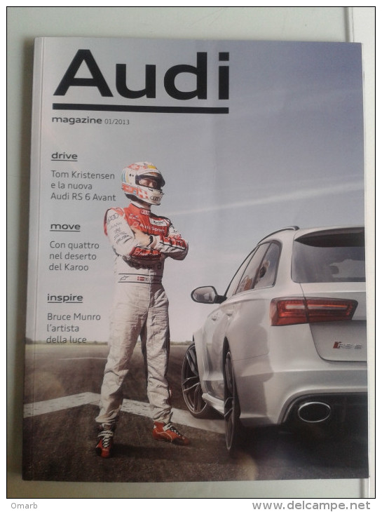 Lib427 Audi Magazine Rivista Da Collezione Auto Voiture Car RS6 Avant Munro Artista Luce Deserto Karoo - Automovilismo - F1