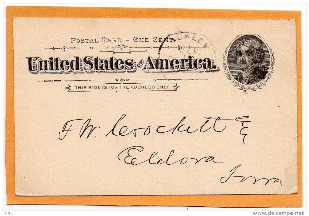 United States 1895 Card Mailed - ...-1900