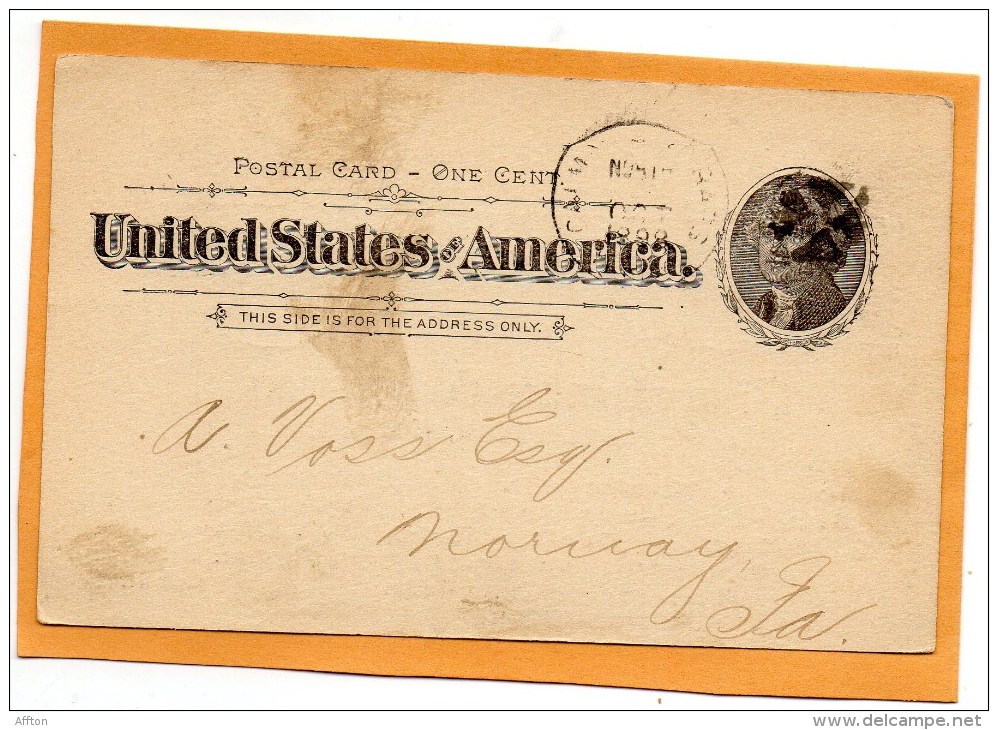United States 1898 Card Mailed - ...-1900