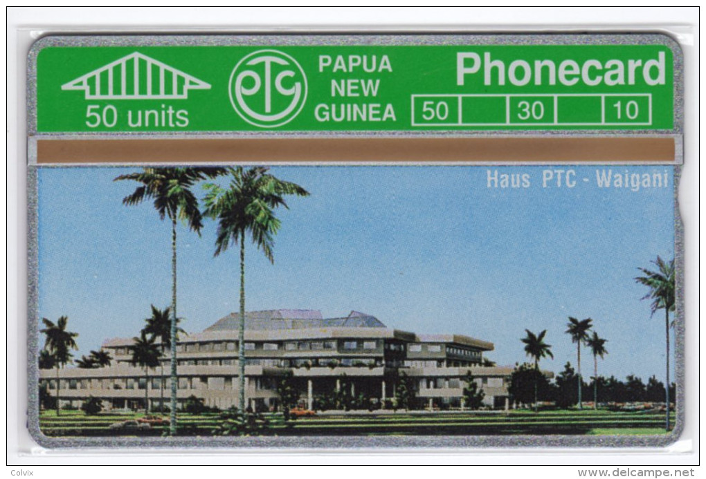 PAPOUASIE NOUVELLE-GUINEE TELECARTE 50U HOUSE PTC WAIGANI  CN 112B MINT - Papouasie-Nouvelle-Guinée