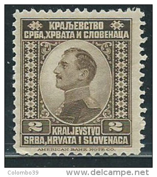Jugoslavia 1921 Nuovo** - Mi.145  Yv.129 - Unused Stamps