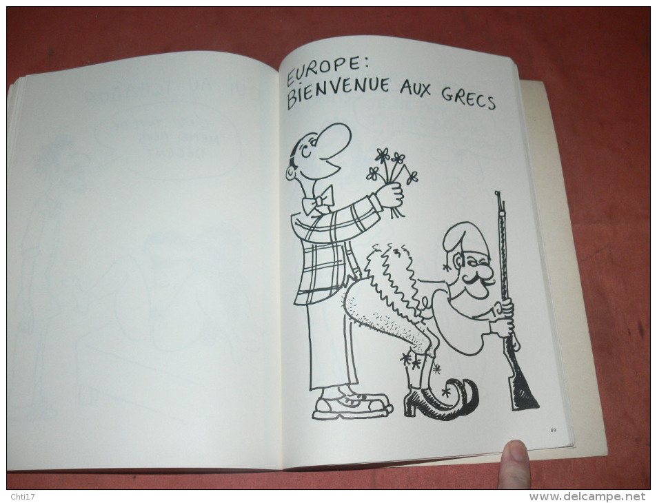 WOLINSKI  " AH LA CRISE   "   EDITIONS 1981 ALBIN MICHEL  /  AUTEUR CHARLIE HEBDO