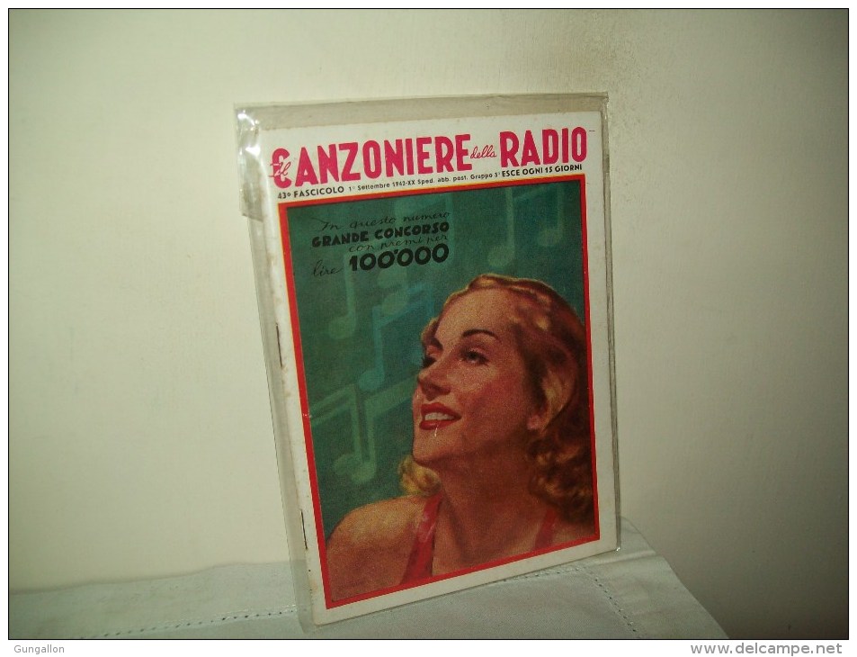 Il Canzoniere Della Radio (Ed. G. Campi 1942) N. 43 - Musik