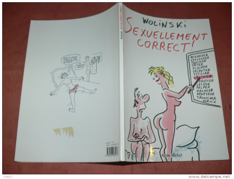 WOLINSKI  " SEXUELLEMENT CORRECT    "   EDITIONS 1996  ALBIN MICHEL  /  AUTEUR CHARLIE HEBDO - Wolinski