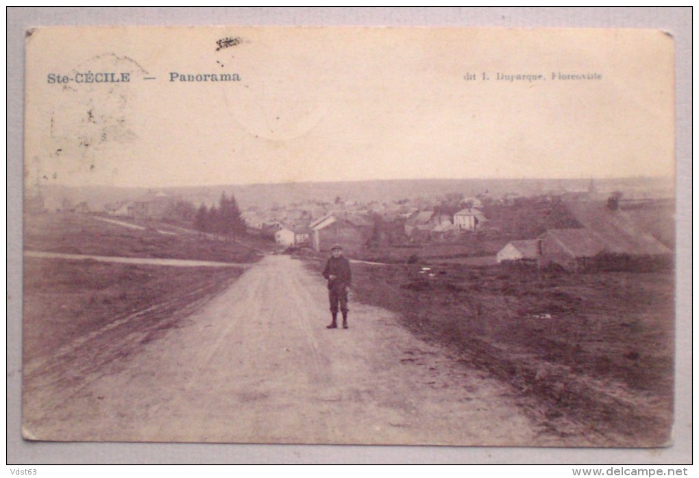 SAINTE CECILE 1905 Panorama Animee Non Divisée - Ed. Duparque, Florenville - Florenville